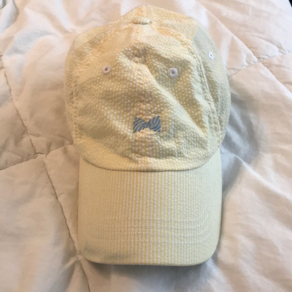 Yellow fraternity collection baseball hat